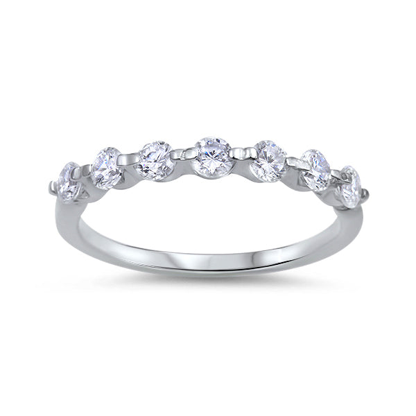 Silver Ring W/ CZ