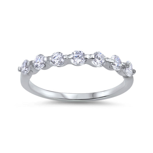 Silver Ring W/ CZ