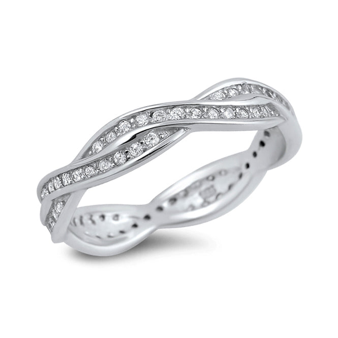 Silver Ring W/ CZ