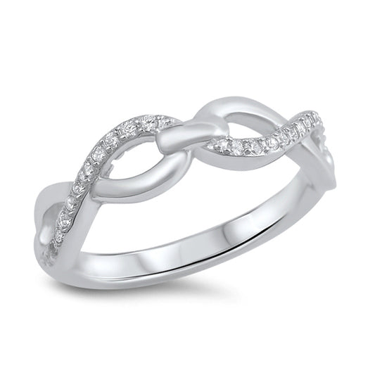 Silver Ring W/ CZ