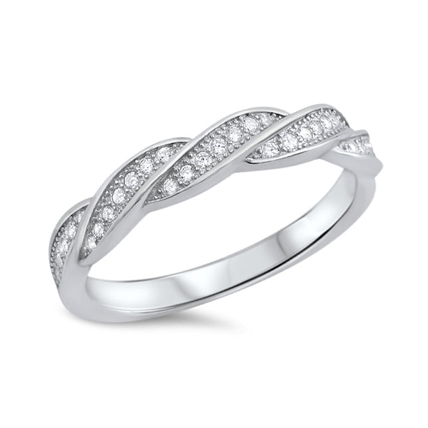 Silver CZ Ring