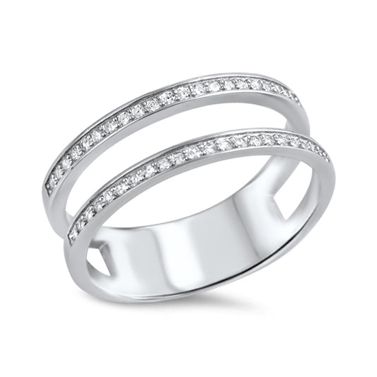 Silver Ring W/ CZ