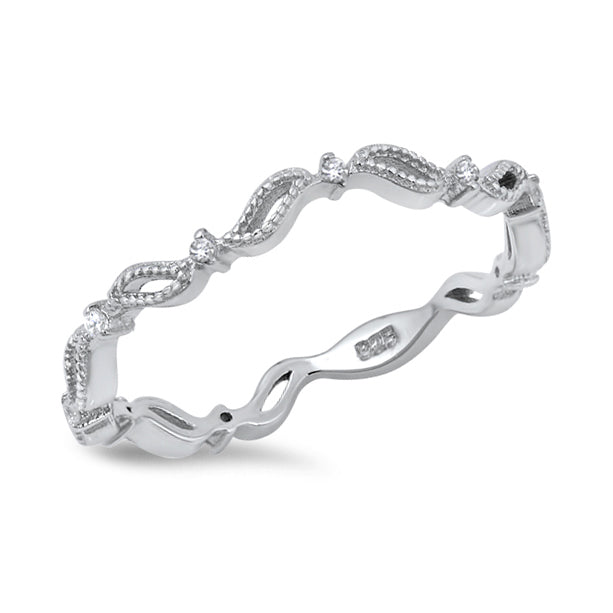 Silver CZ Ring