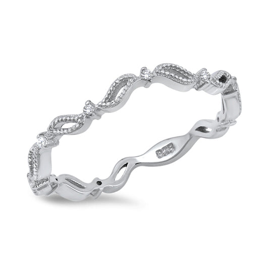 Silver CZ Ring