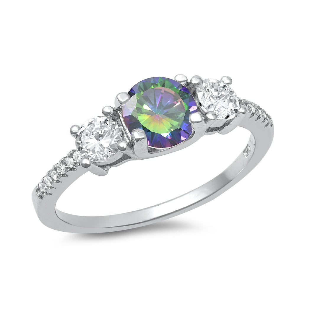 Silver Ring W/ CZ