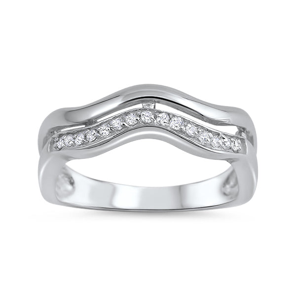 Silver Ring W/ CZ