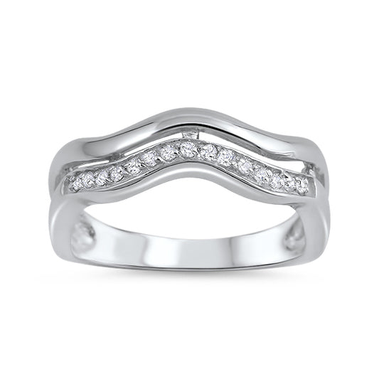 Silver Ring W/ CZ