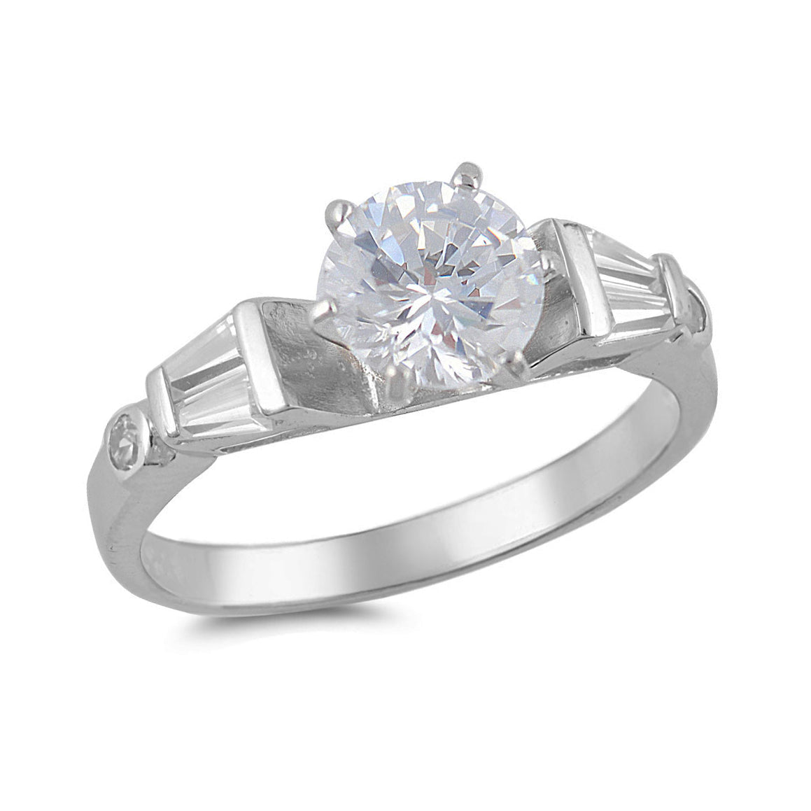 Silver Ring W/ CZ