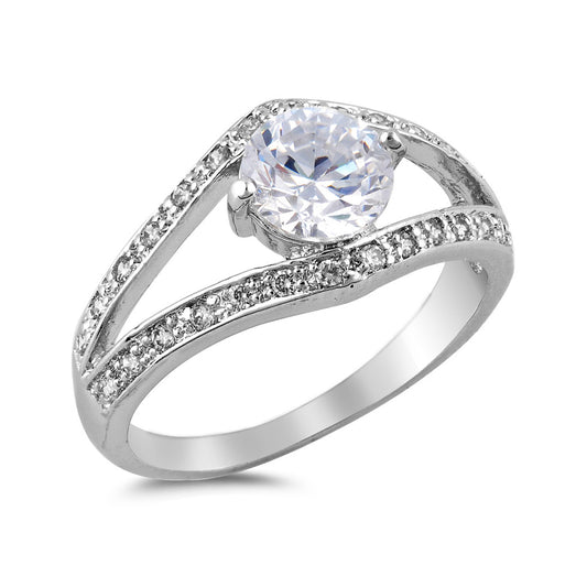 Silver Ring W/ CZ