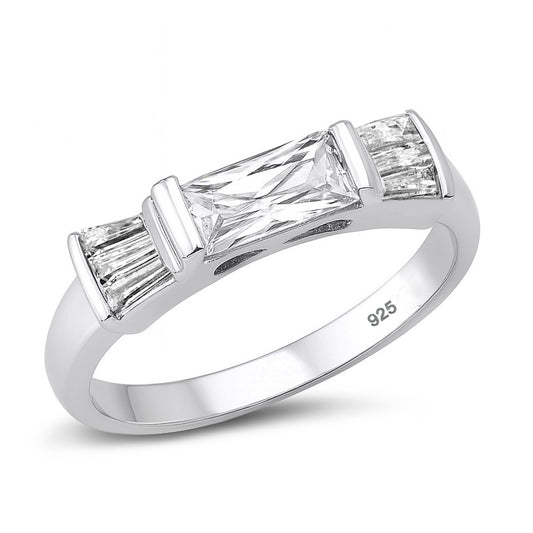 Silver CZ Ring