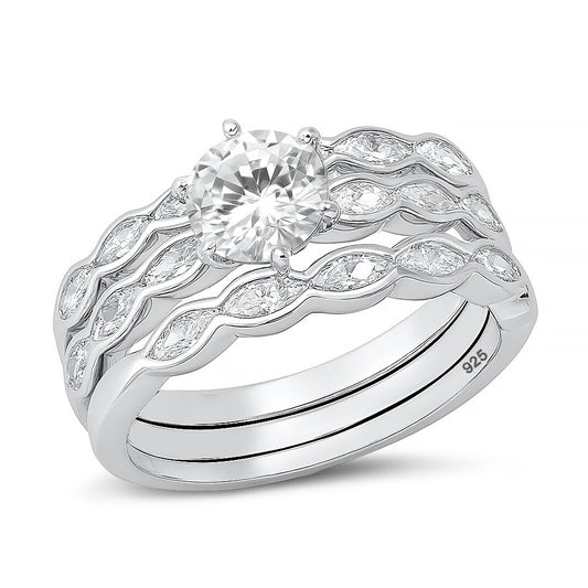 Silver CZ Ring
