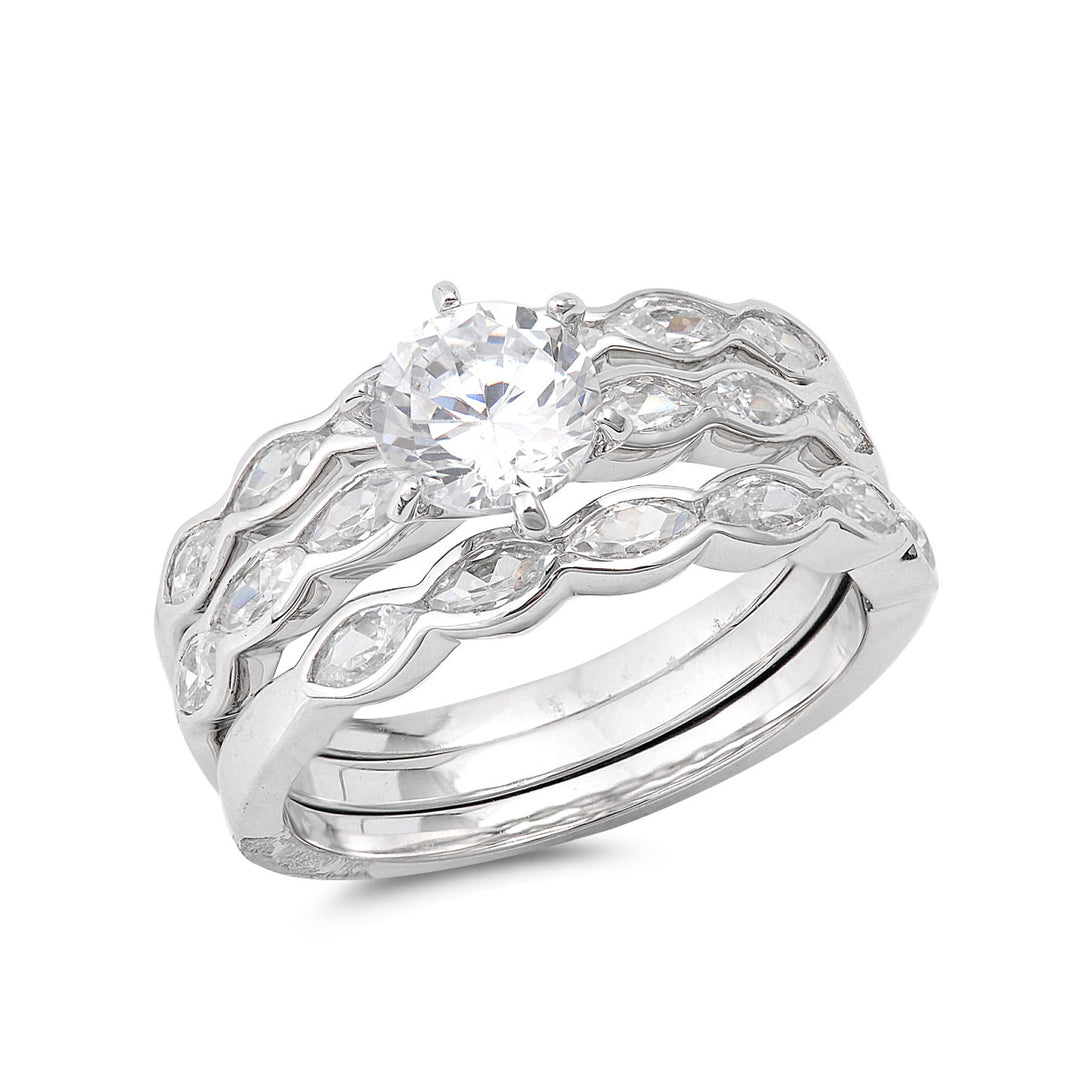 Silver CZ Ring