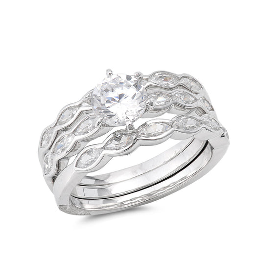 Silver CZ Ring