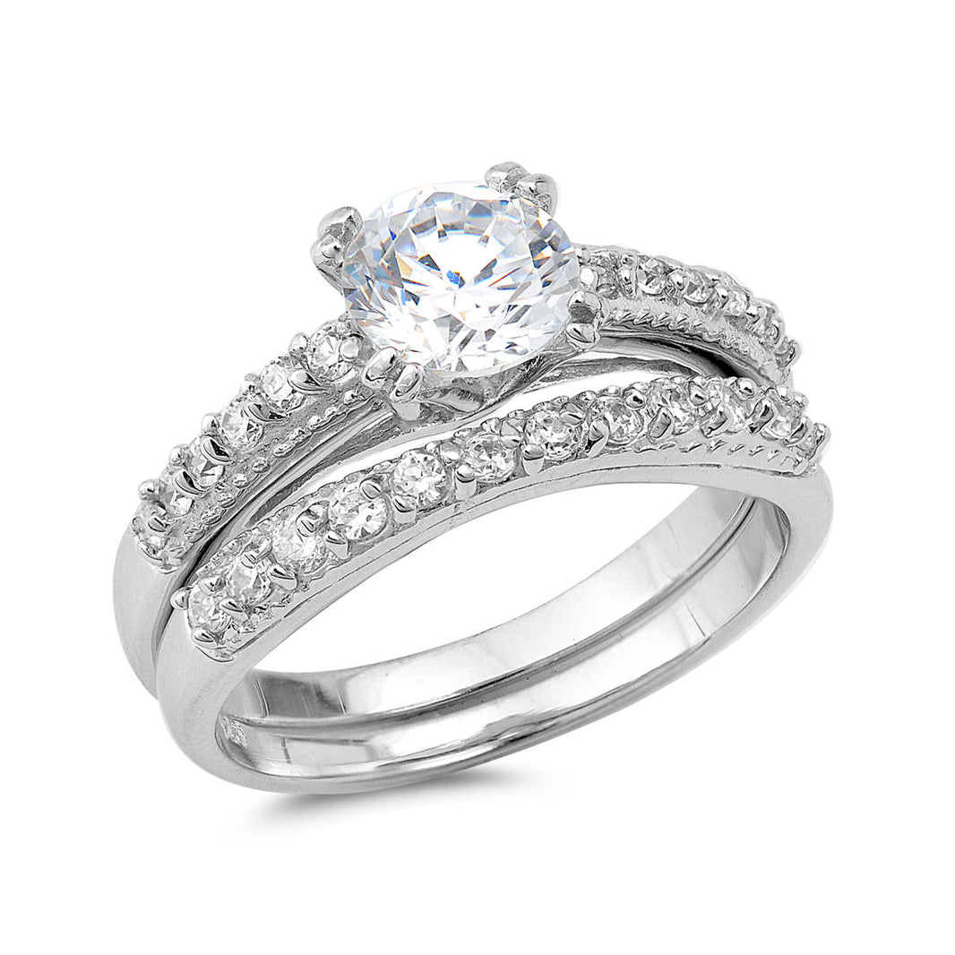 Silver CZ Ring