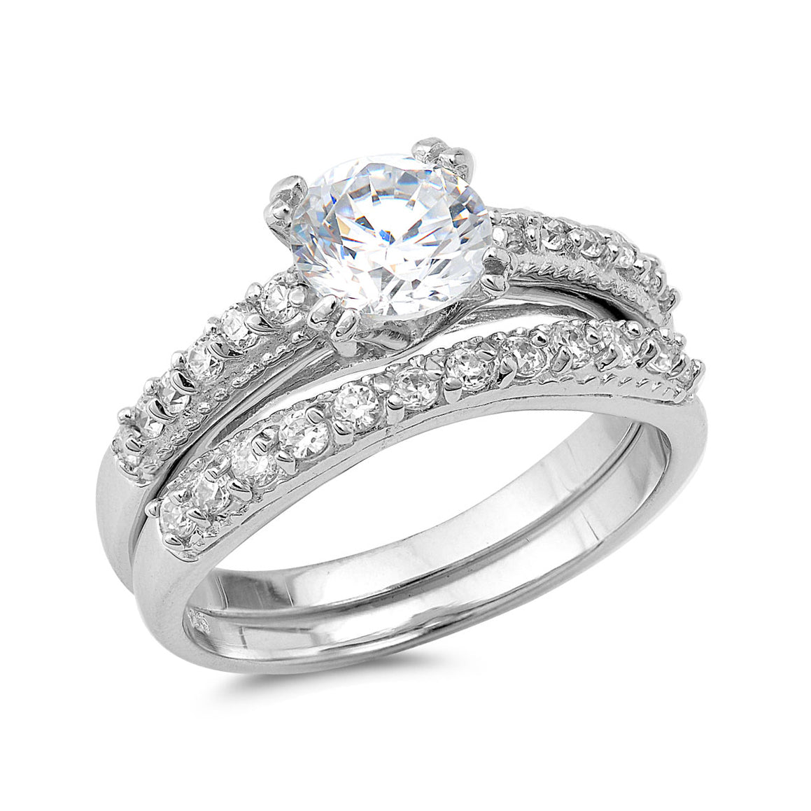 Silver CZ Ring