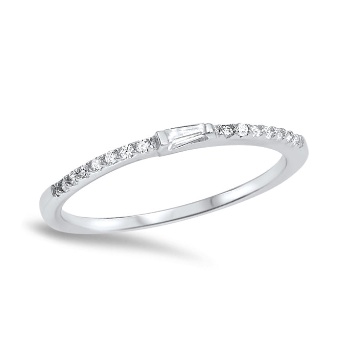Silver Ring W/ CZ