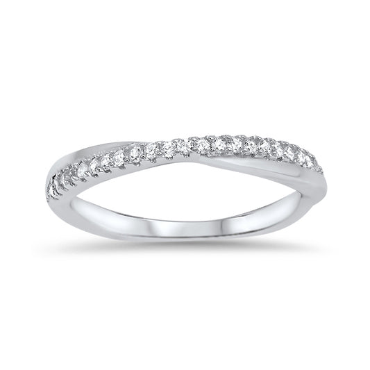Silver Ring W/ CZ