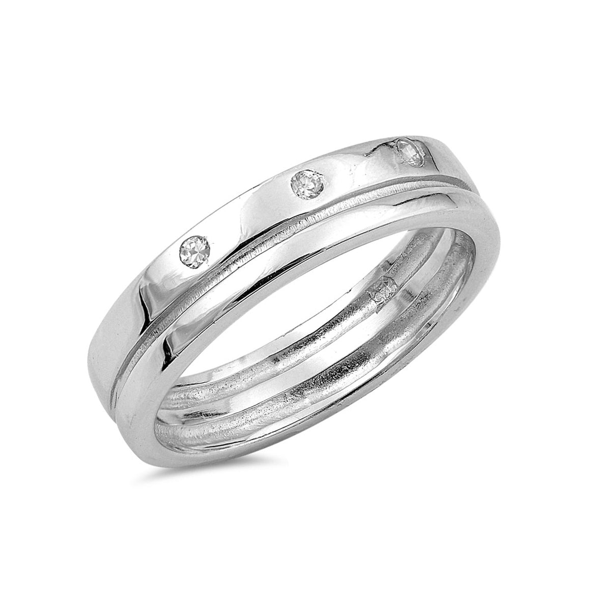 Silver CZ Ring