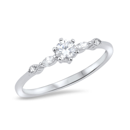Silver CZ Ring