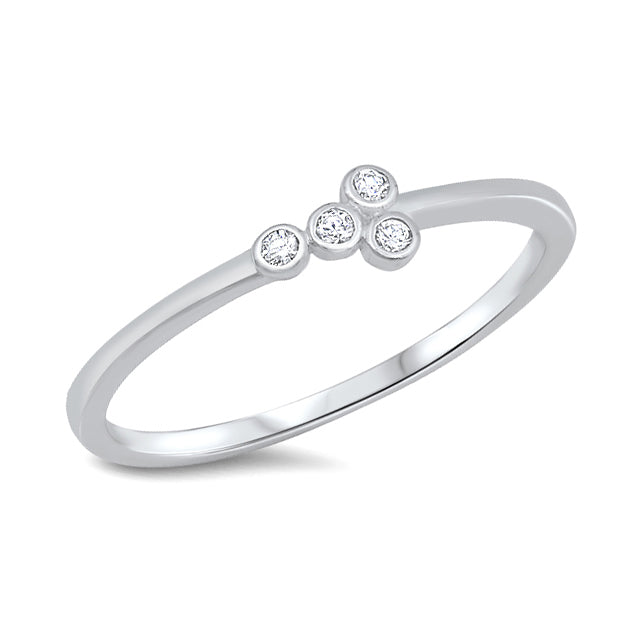 Silver CZ Ring