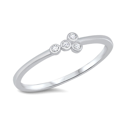 Silver CZ Ring
