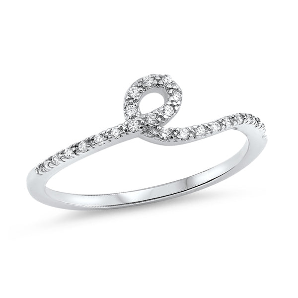 Silver CZ Ring