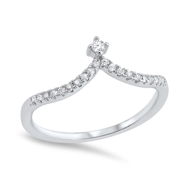 Silver Ring W/ CZ