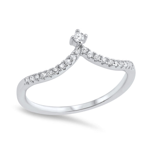 Silver Ring W/ CZ