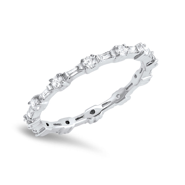 Silver Ring W/ CZ
