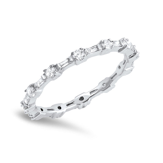 Silver Ring W/ CZ
