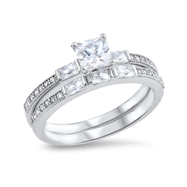 Silver Ring W/ CZ