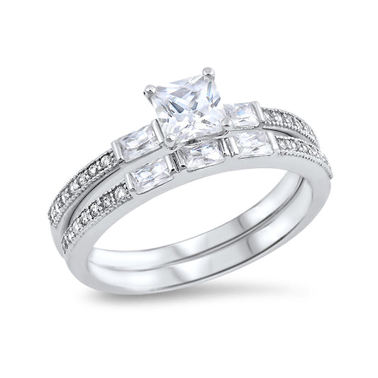 Silver Ring W/ CZ