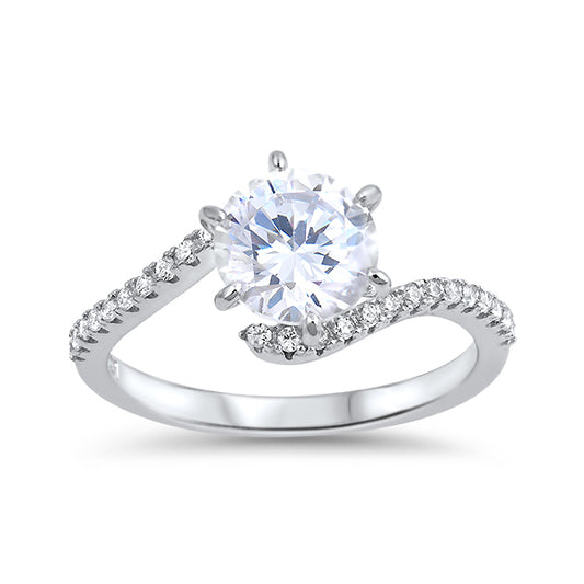 Silver Ring W/ CZ