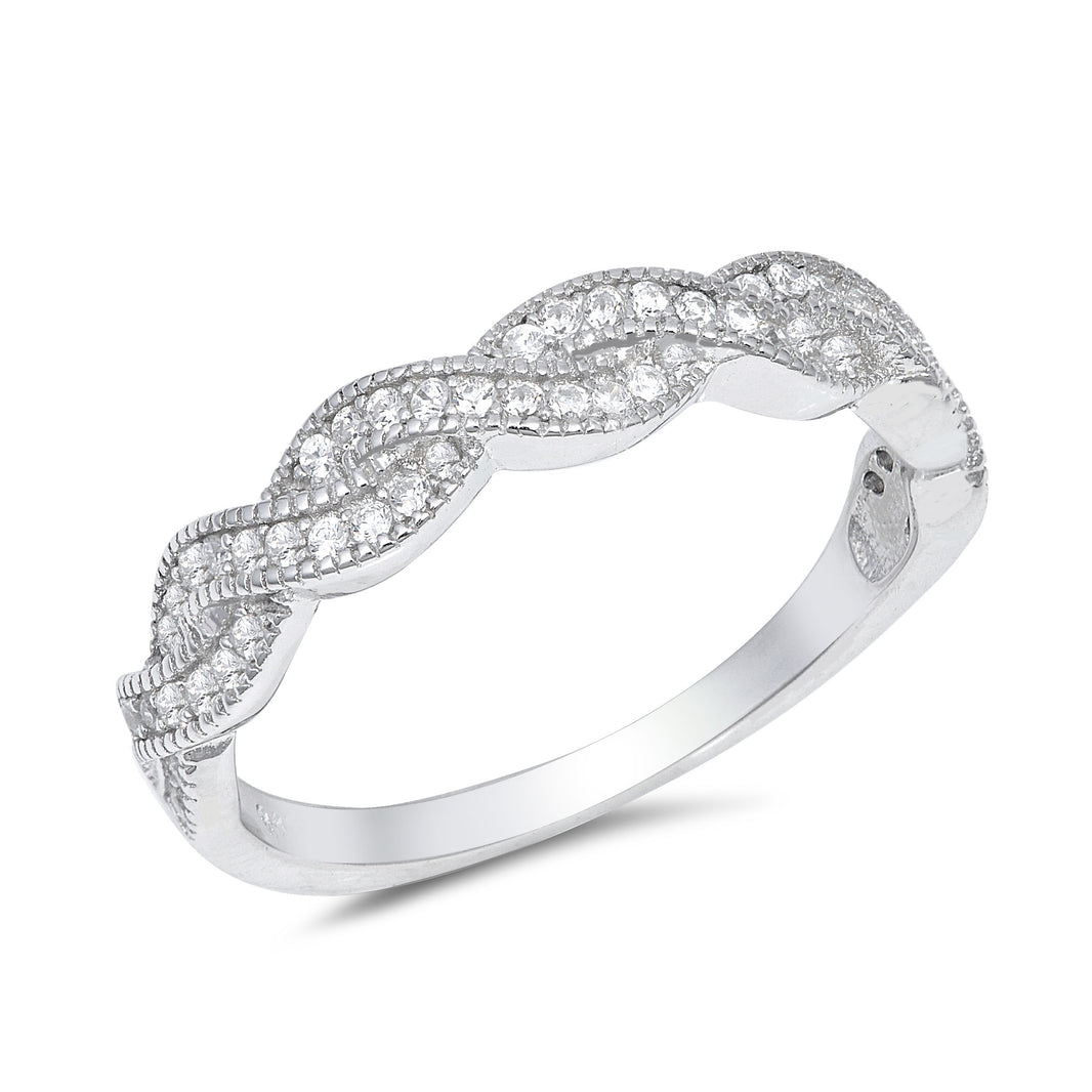 Silver CZ Ring