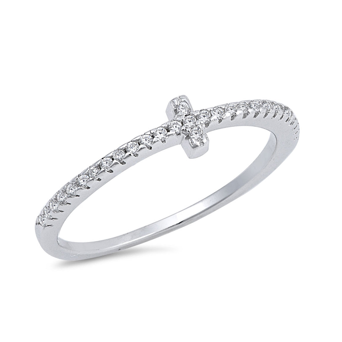 Silver CZ Ring