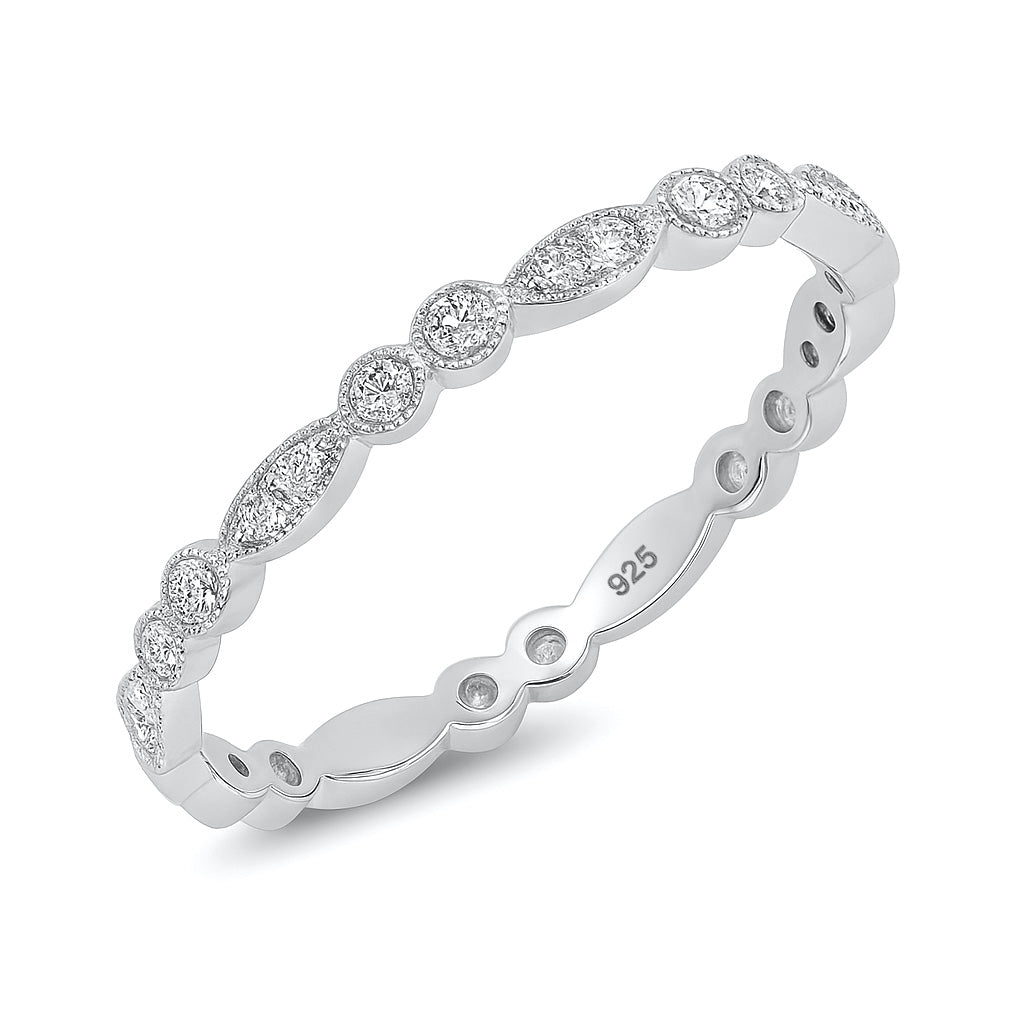 Silver CZ Ring