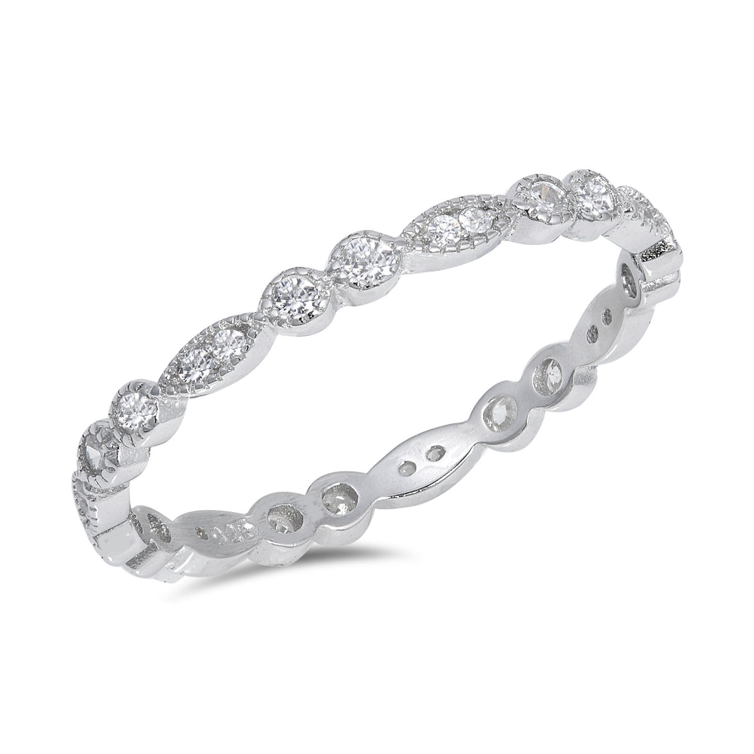 Silver CZ Ring