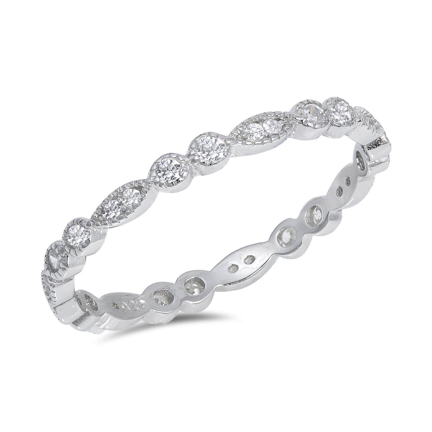 Silver CZ Ring
