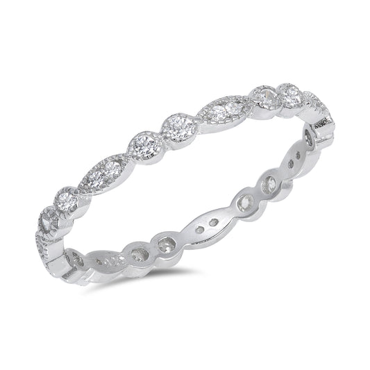 Silver CZ Ring