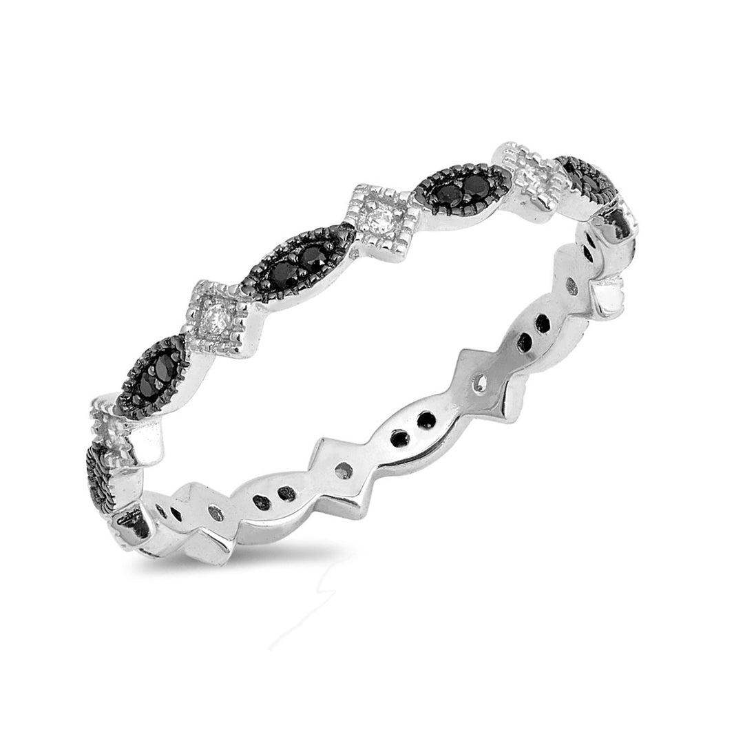 Silver CZ Ring