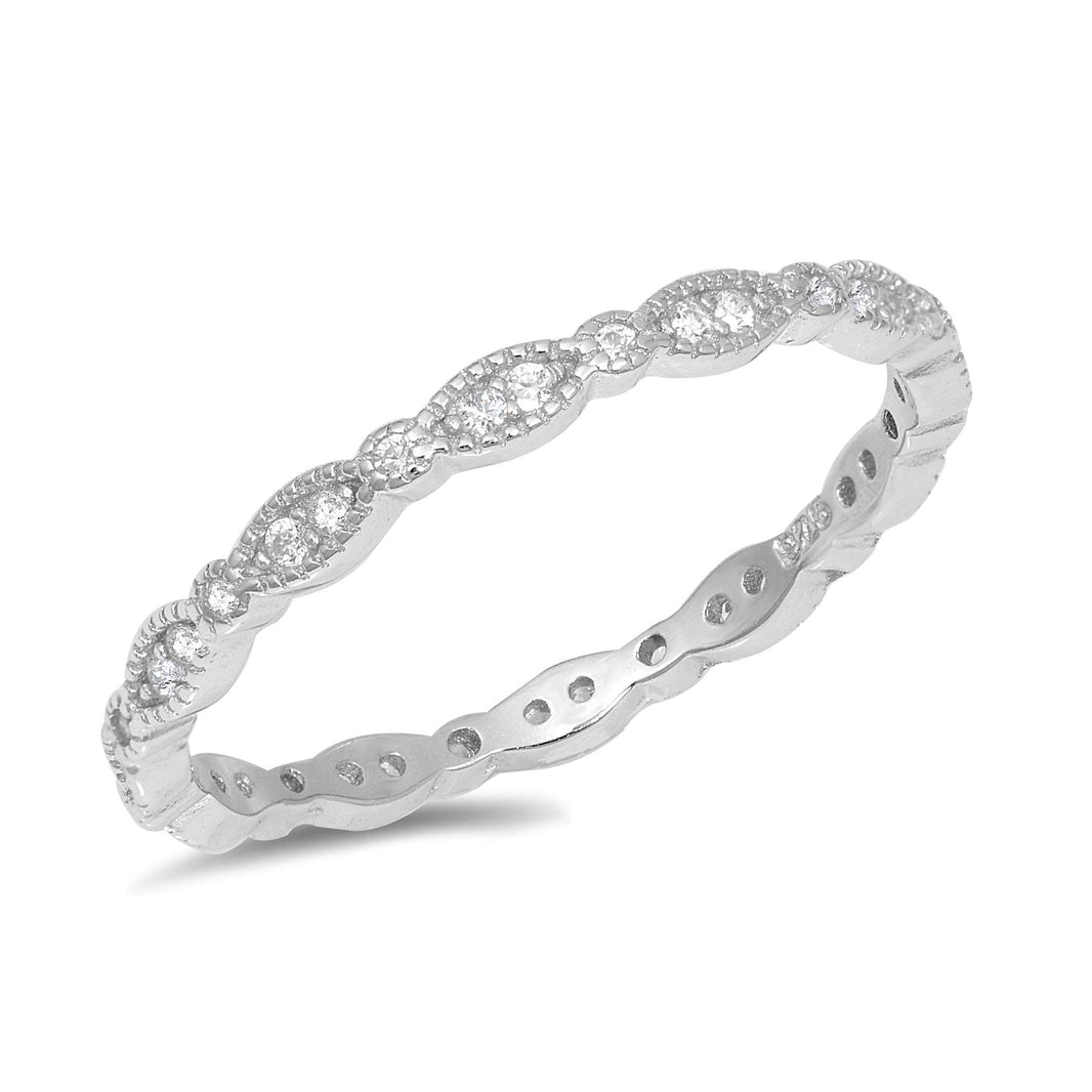 Silver CZ Ring