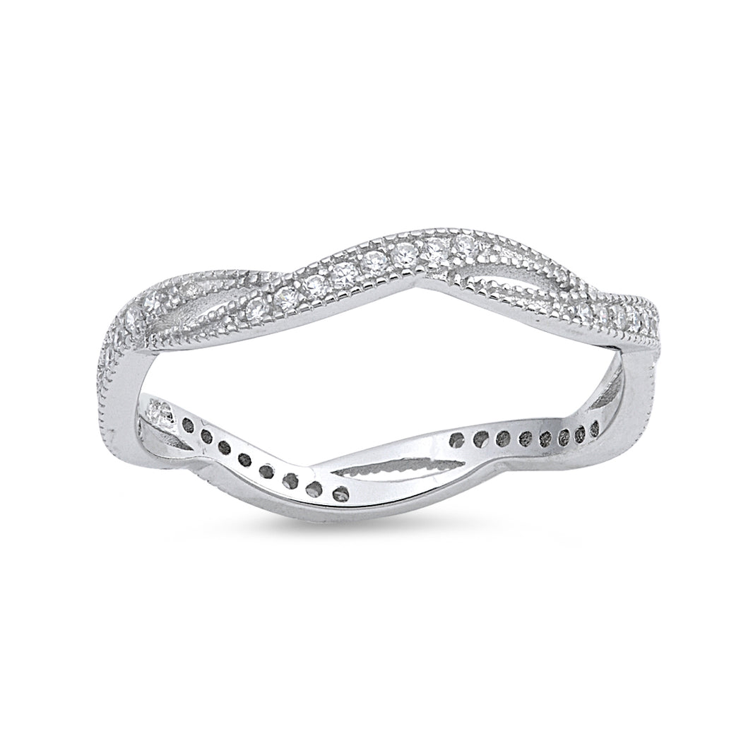 Silver CZ Ring