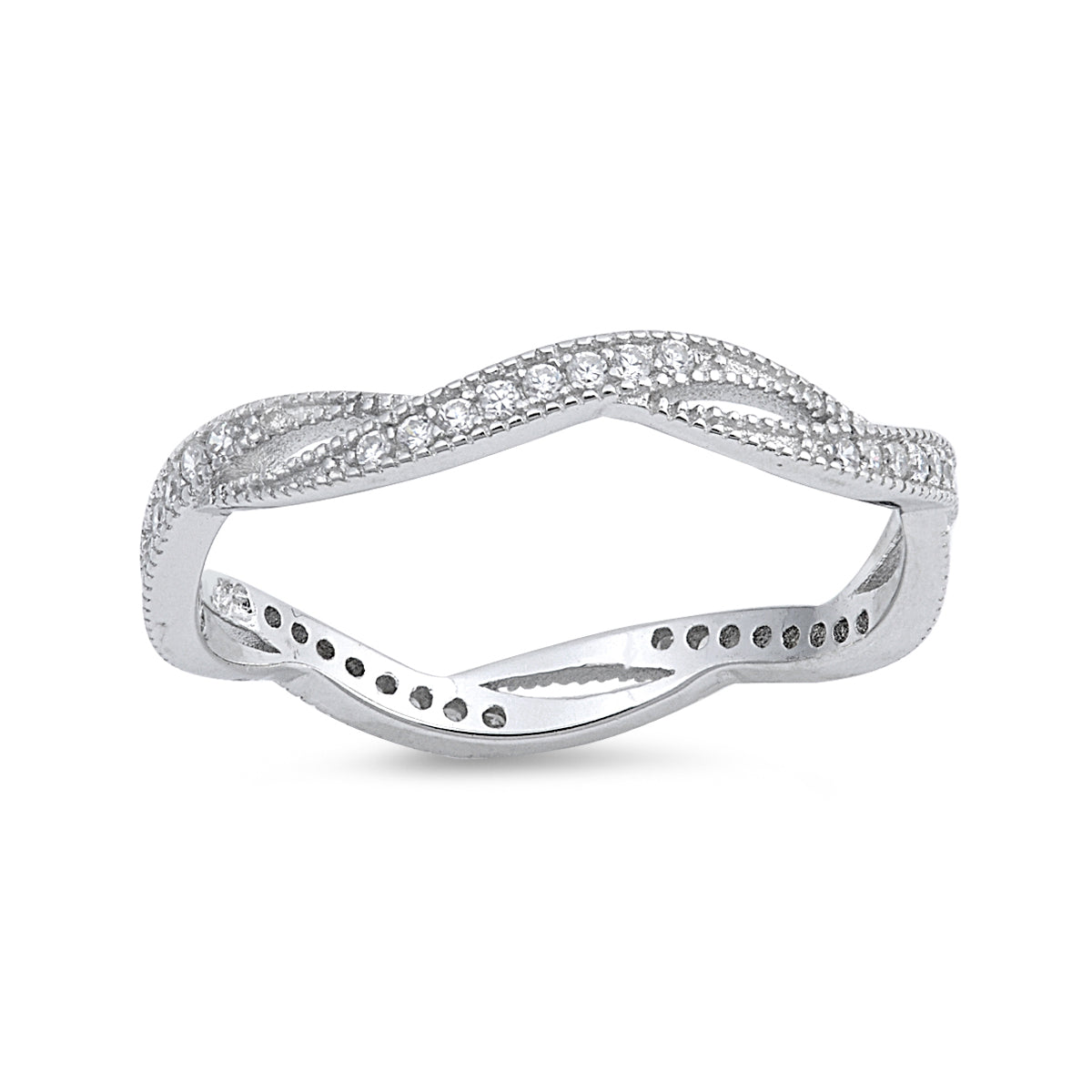 Silver CZ Ring