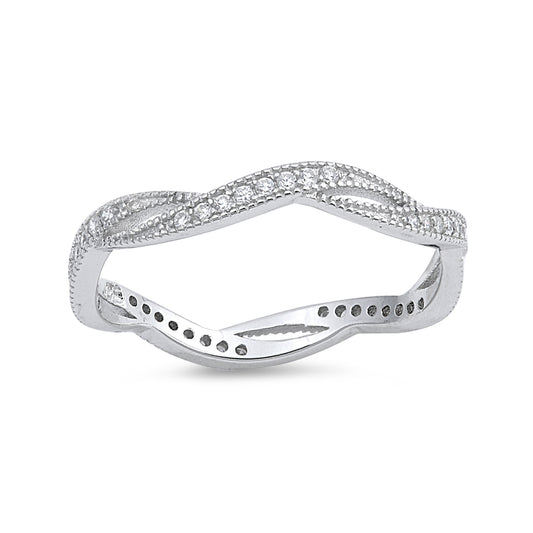 Silver CZ Ring