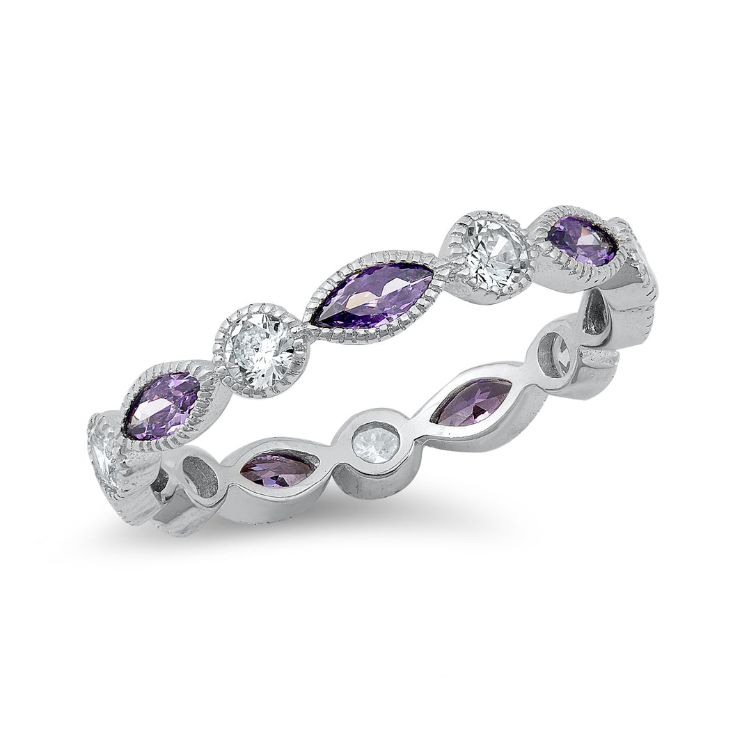 Silver CZ Ring
