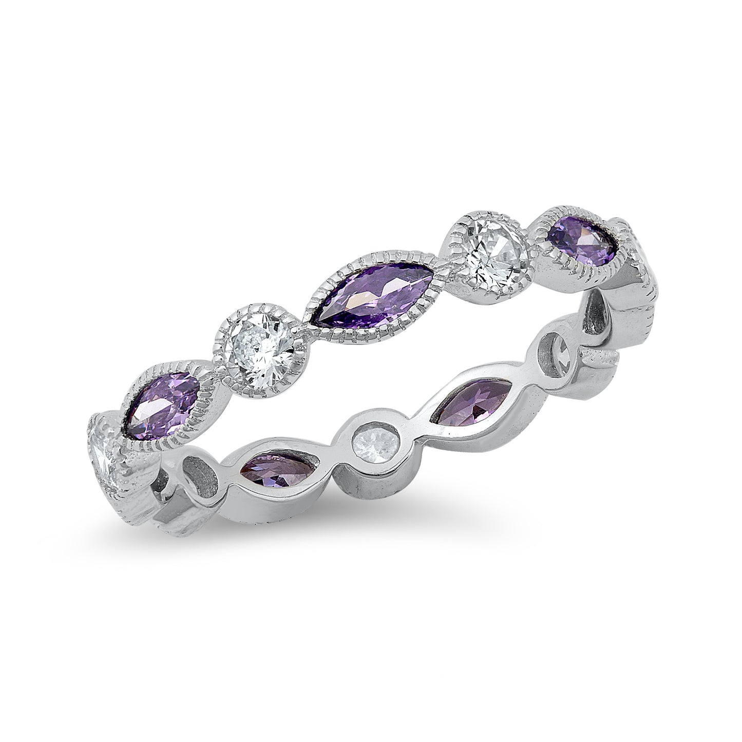 Silver CZ Ring
