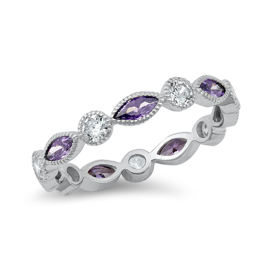 Silver CZ Ring
