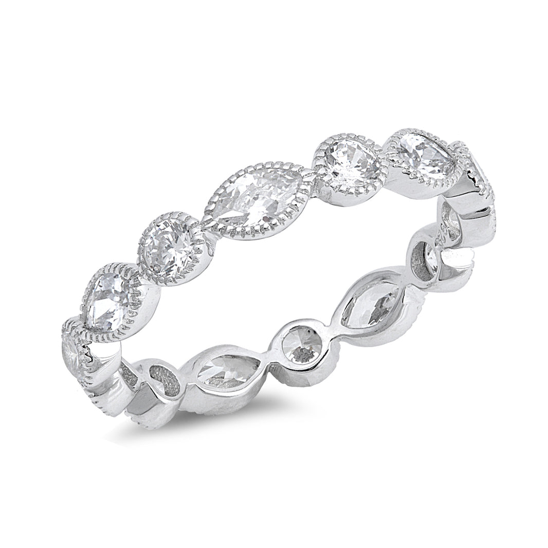 Silver CZ Ring