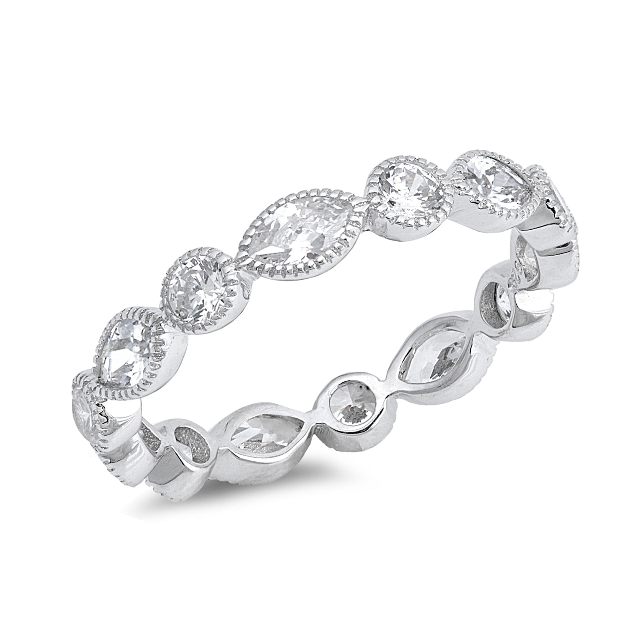Silver CZ Ring