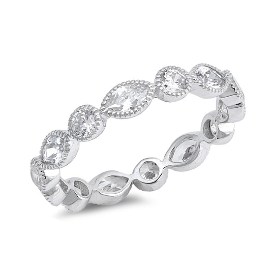 Silver CZ Ring